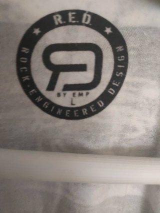 Camiseta EMP Rayas Blanco y Negro
