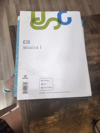 Libros de texto 1 ESO. Francés, música e ingles