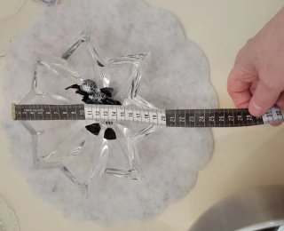 Centro tavola stella con porta cioccolatini