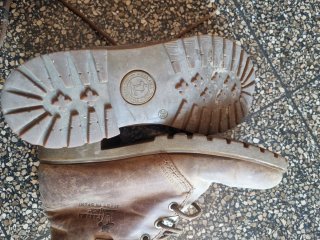 Botas de cuero marrones