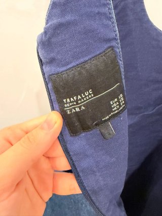 Peto vaquero Zara Talla S