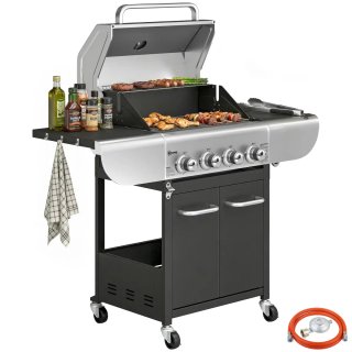 Barbacoa Gas 4 Quemadores 12,8 kW