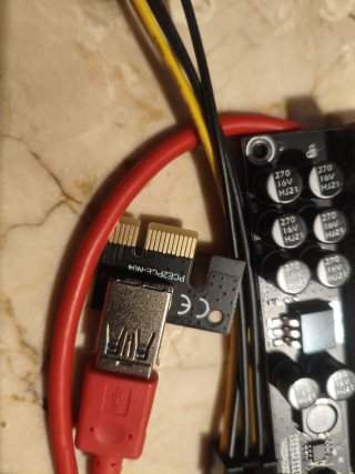 Adaptador Minería Criptomonedas GPU Riser PCIe