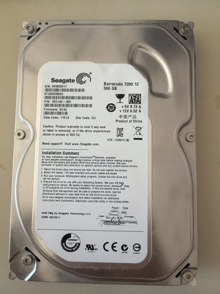 Disco Duro Seagate Barracuda 500GB