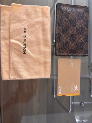 Portafoglio Louis Vuitton Damier Marrone Originale