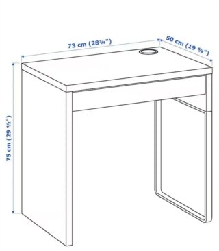 Escritorio Blanco Ikea Micke