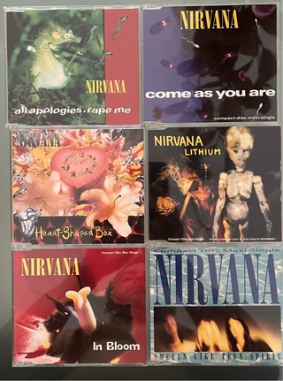 CDs Nirvana (All Apologies, Come As You Are, etc.)