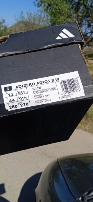 Zapatillas Adidas Adizero Adios 8 Azul/Verde