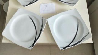 Set 4 piatti piani Luminarc