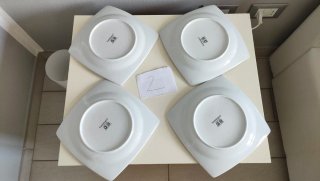 Set 4 piatti piani Luminarc