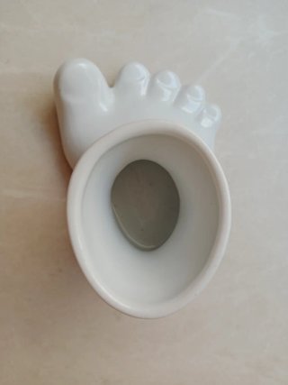 Pie decorativo blanco multiusos