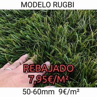 Cesped artificial reciclado