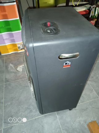 Estufa de gas FoxHunter negra