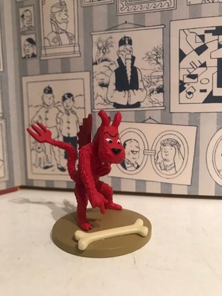 Figura Tintín Milu medio  Demonio