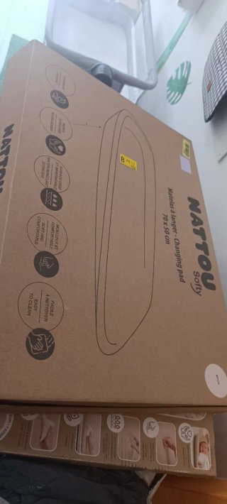 Cambiador Nattou espuma PU suave