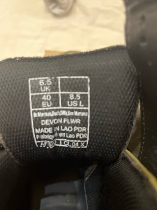 Stivali Dr. Martens Verde Oliva Taglia 40 con Piattaforma