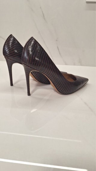 Zapatos de tacón Massimo Dutti marrones