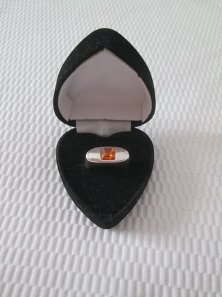 ANILLO PLATA CON CRISTAL AMBAR