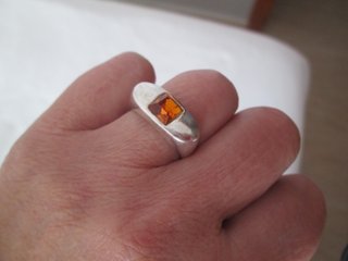 ANILLO PLATA CON CRISTAL AMBAR