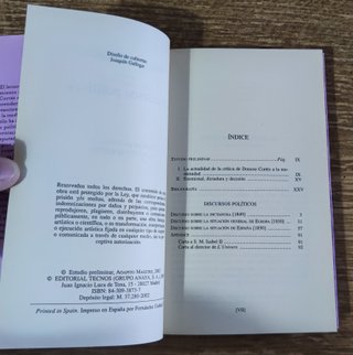 Discursos Políticos (2002) Juan Donoso Cortés