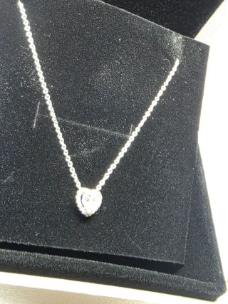 Gargantilla Pandora Corazón Brillante Plata