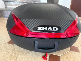 Baúl Shad SH47 Negro con Respaldo