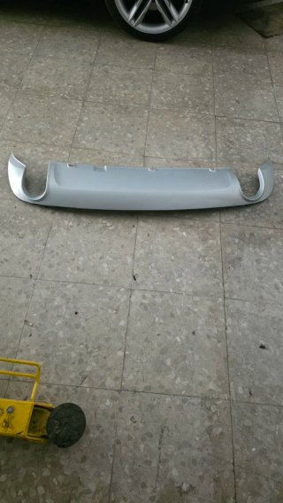 Difusor trasero Audi A4 B7 doble salida