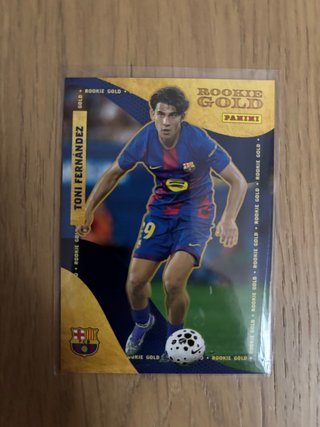 Cromo Rookie Gold Panini FC Barcelona