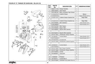 Catálogo de partes KTM Duke 390