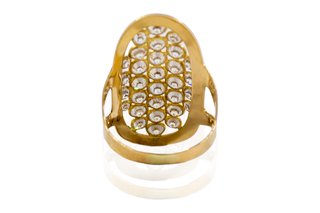 Anillo lanzadera mil circonitas oro 18k -ref.15269