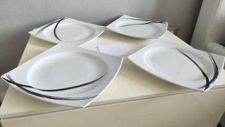 Set 4 Piatti Piani Luminarc