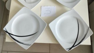 Set 4 Piatti Piani Luminarc