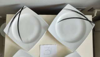 Set 4 Piatti Piani Luminarc
