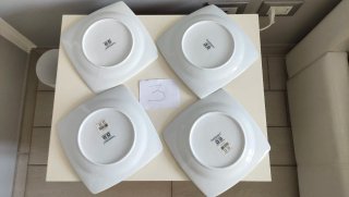 Set 4 Piatti Piani Luminarc