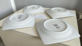 Set 4 Piatti Piani Luminarc