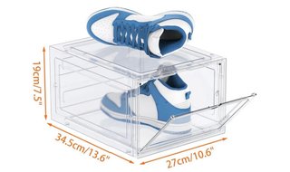 Cajas organizadoras de plástico para zapatos