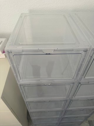 Cajas organizadoras de plástico para zapatos