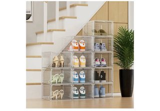 Cajas organizadoras de plástico para zapatos