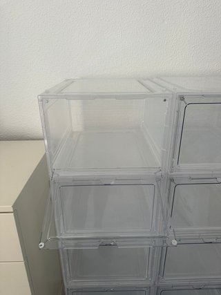 Cajas organizadoras de plástico para zapatos