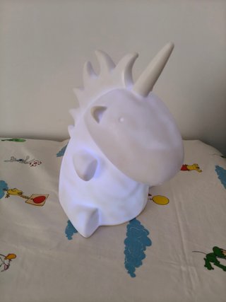 Lámpara Unicornio Infantil Blanca
