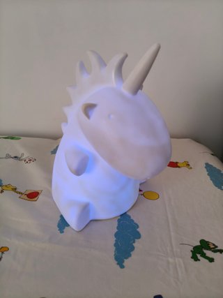 Lámpara Unicornio Infantil Blanca