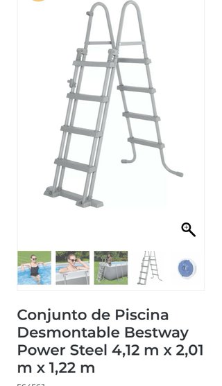 Piscina Bestway 4.04m x 2.01m x 1.00m
