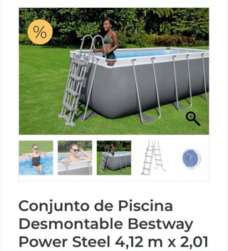 Piscina Bestway 4.04m x 2.01m x 1.00m