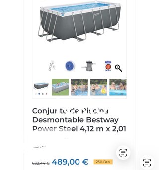 Piscina Bestway 4.04m x 2.01m x 1.00m