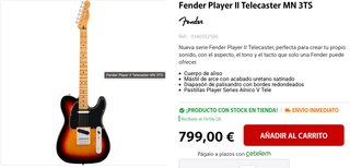 Fender Telecaster Player 2