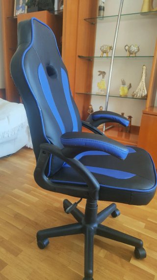 Silla Gaming Play HaHa Negra y Azul