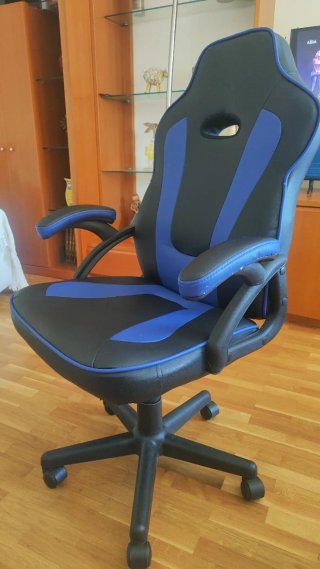 Silla Gaming Play HaHa Negra y Azul