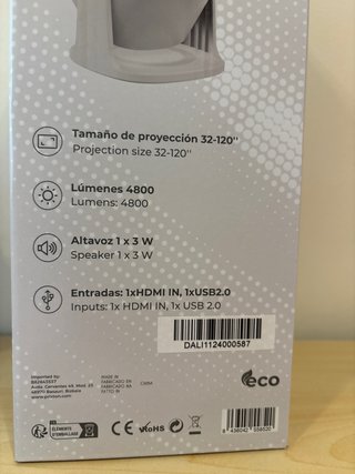 Proyector Prixton Dali Blanco