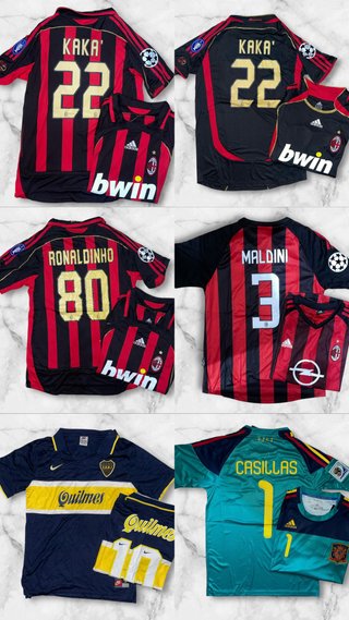 Camisetas de fútbol retros