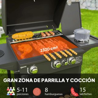 Barbacoa Gas 3 Quemadores